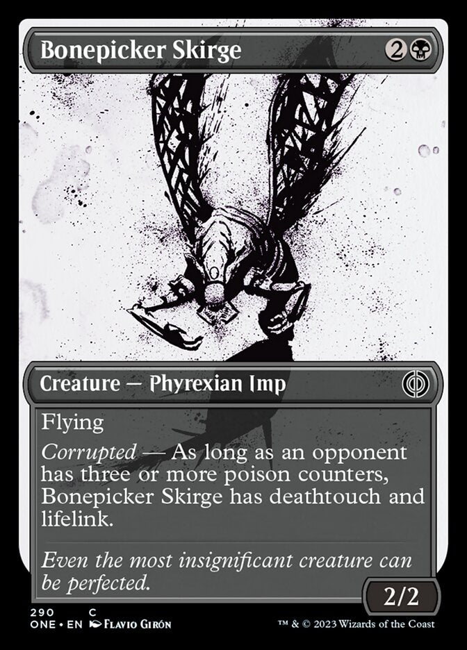 Bonepicker Skirge (Showcase Ichor) [Phyrexia: All Will Be One] | Tabernacle Games
