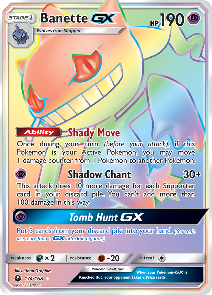 Banette GX (174/168) [Sun & Moon: Celestial Storm] | Tabernacle Games