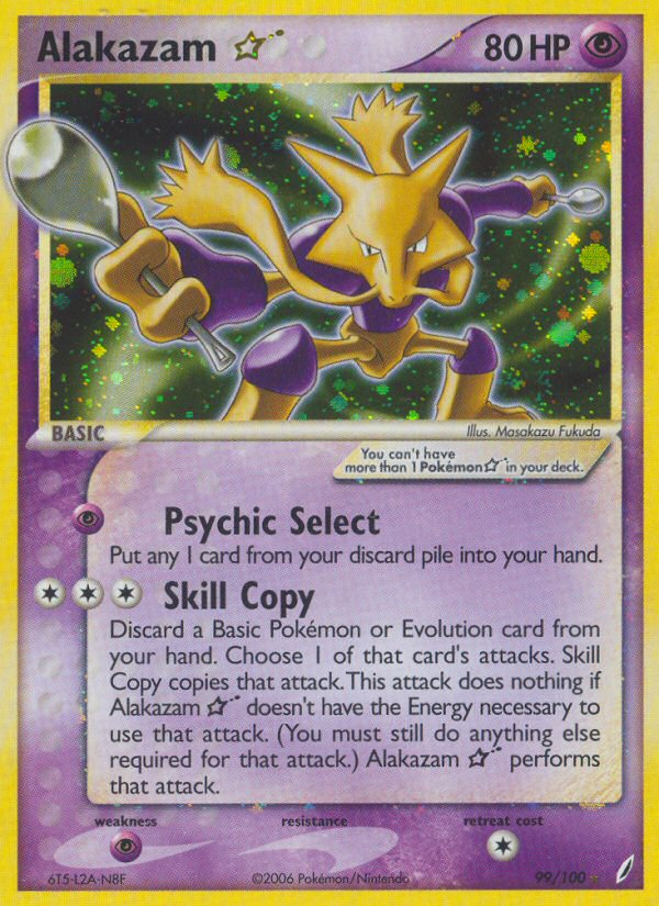 Alakazam Star (99/100) [EX: Crystal Guardians] | Tabernacle Games