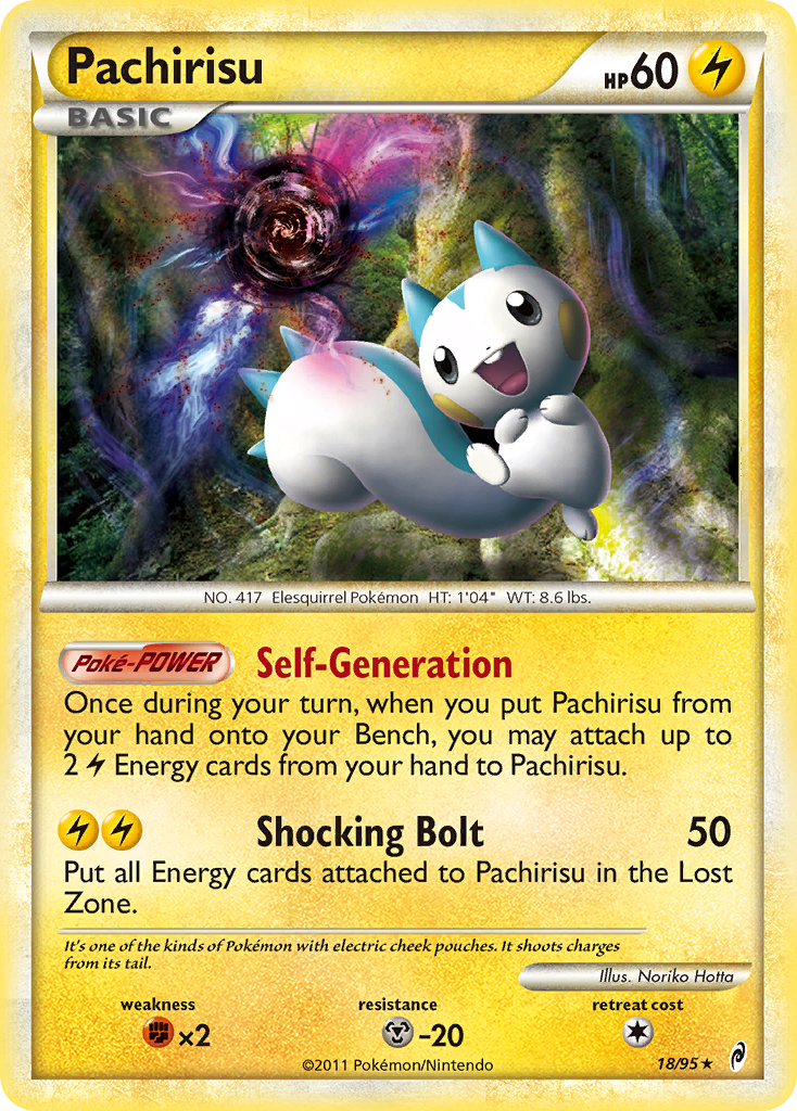 Pachirisu (18/95) [HeartGold & SoulSilver: Call of Legends] | Tabernacle Games