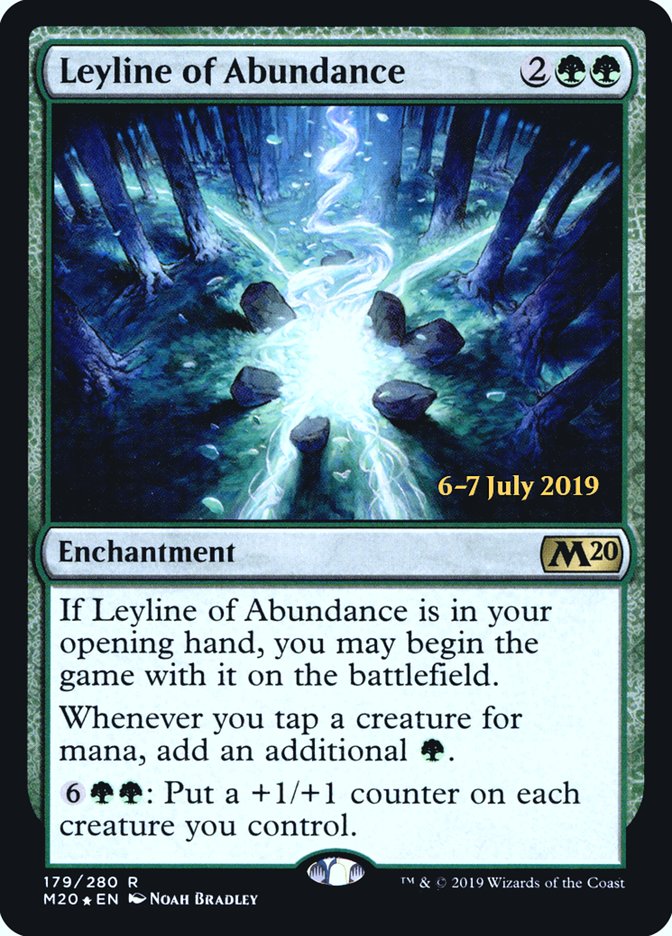 Leyline of Abundance  [Core Set 2020 Prerelease Promos] | Tabernacle Games