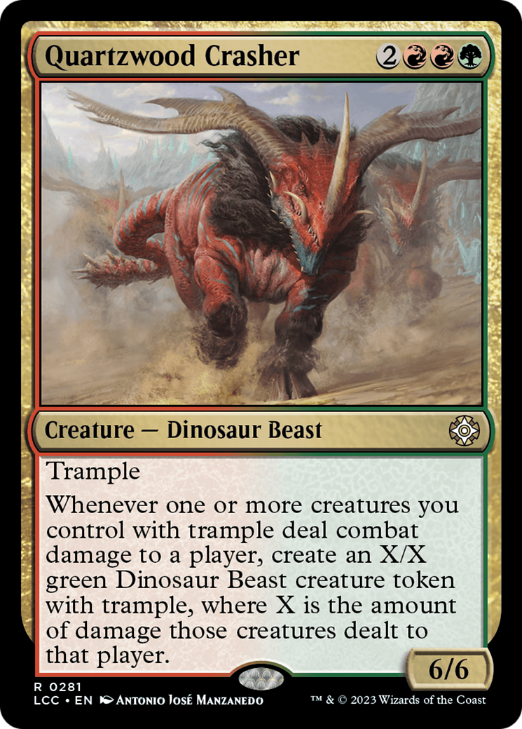 Quartzwood Crasher [The Lost Caverns of Ixalan Commander] | Tabernacle Games