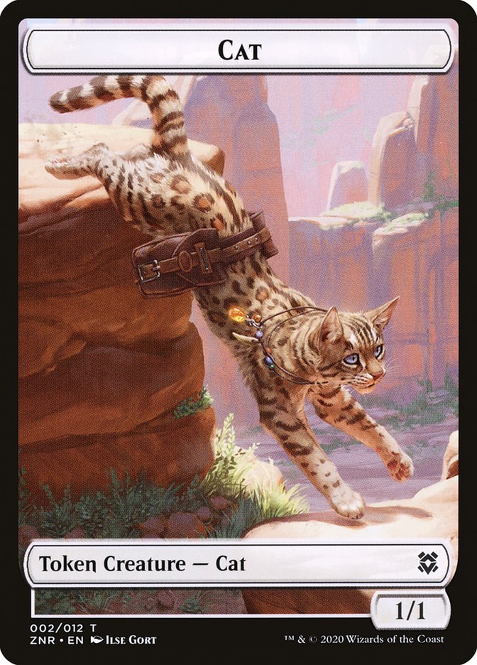 Cat Token [Zendikar Rising] | Tabernacle Games