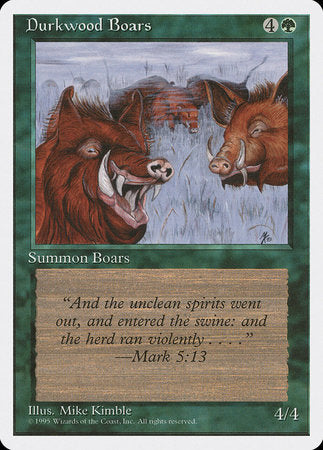 Durkwood Boars [Fourth Edition] | Tabernacle Games