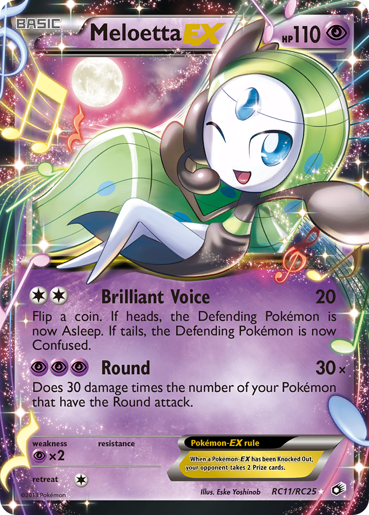 Meloetta EX (RC11/RC25) [Black & White: Legendary Treasures] | Tabernacle Games