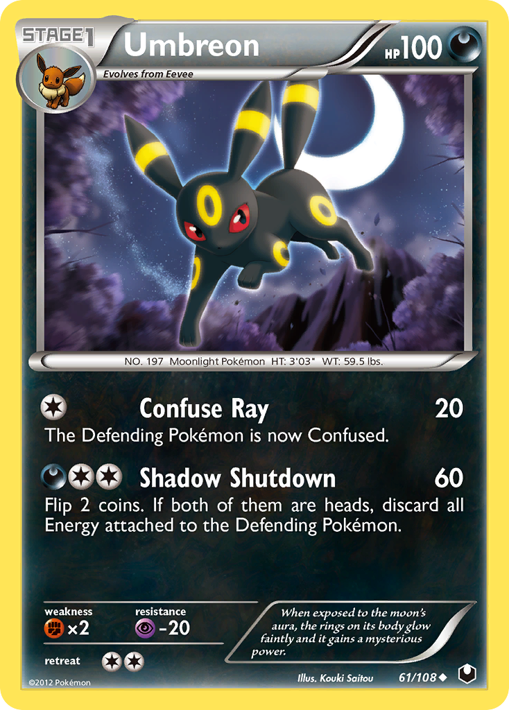 Umbreon (61/108) [Black & White: Dark Explorers] | Tabernacle Games