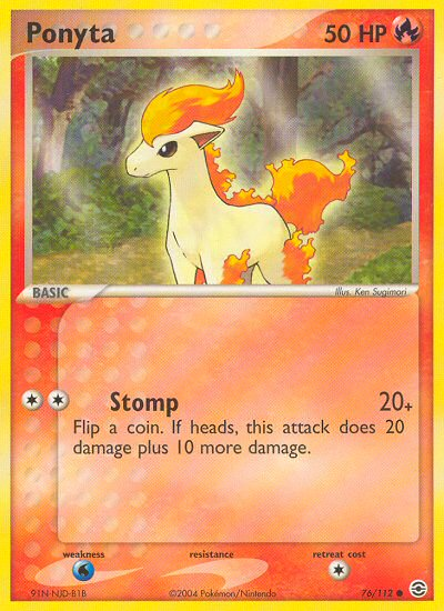 Ponyta (76/112) [EX: FireRed & LeafGreen] | Tabernacle Games