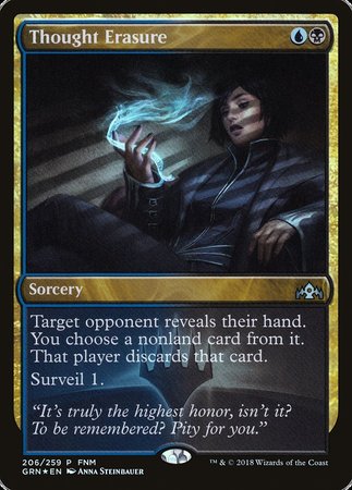 Thought Erasure [Guilds of Ravnica Promos] | Tabernacle Games