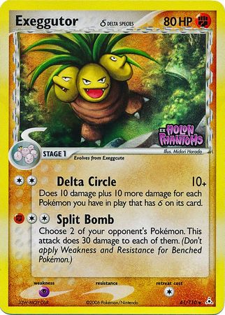 Exeggutor (41/110) (Delta Species) (Stamped) [EX: Holon Phantoms] | Tabernacle Games