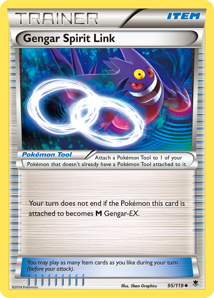 Gengar Spirit Link (95/119) [XY: Phantom Forces] | Tabernacle Games