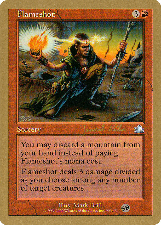 Flameshot (Janosch Kuhn) (SB) [World Championship Decks 2000] | Tabernacle Games