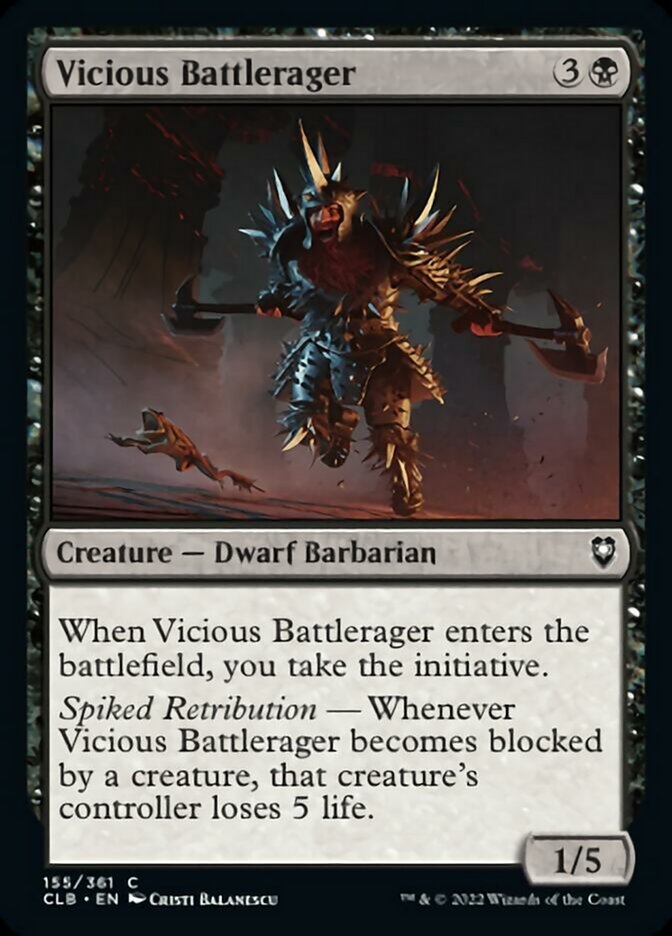 Vicious Battlerager [Commander Legends: Battle for Baldur's Gate] | Tabernacle Games