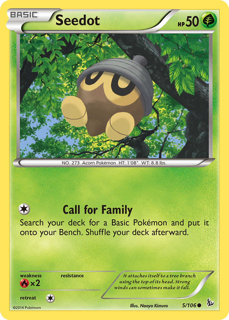 Seedot (5/106) [XY: Flashfire] | Tabernacle Games