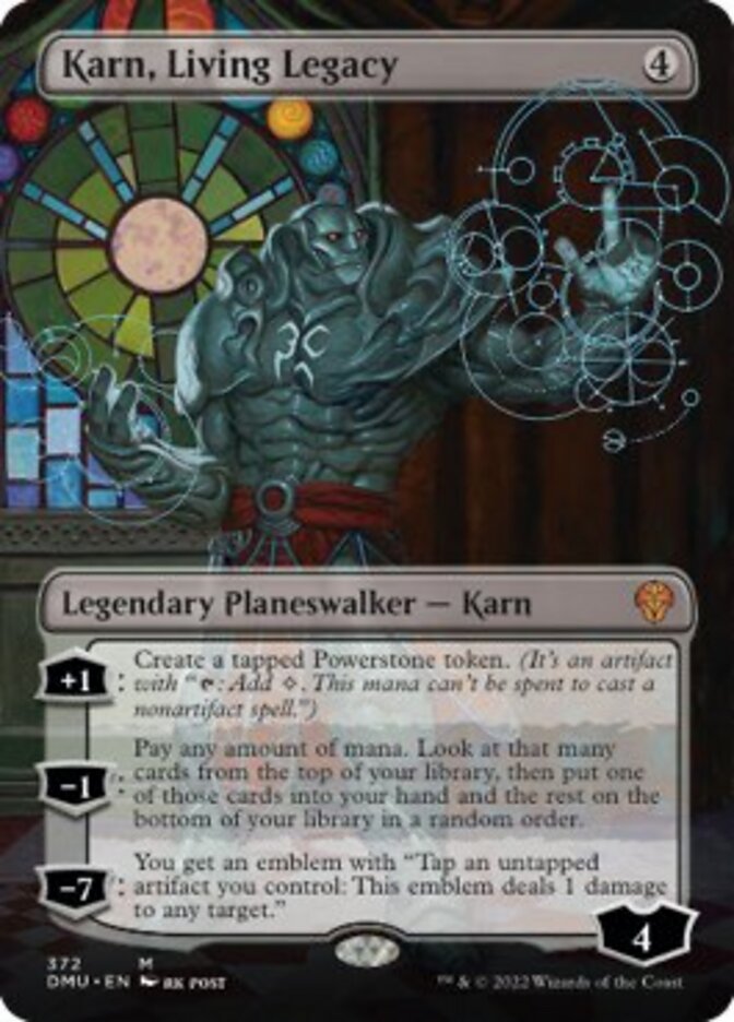 Karn, Living Legacy (Borderless) [Dominaria United] | Tabernacle Games