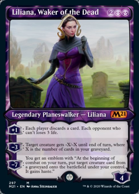 Liliana, Waker of the Dead (Showcase) [Core Set 2021] | Tabernacle Games