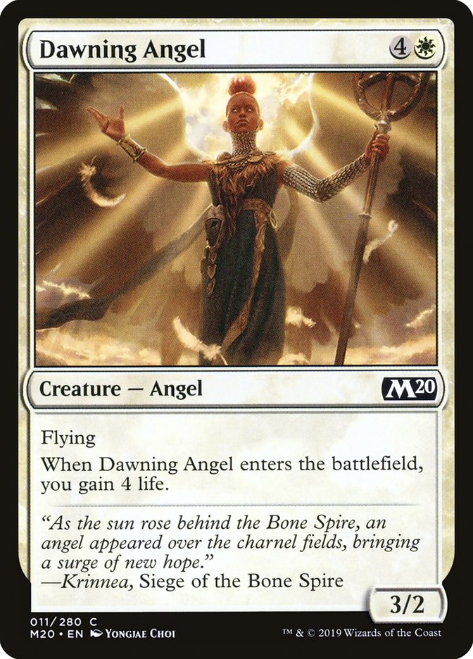 Dawning Angel [Core Set 2020] | Tabernacle Games