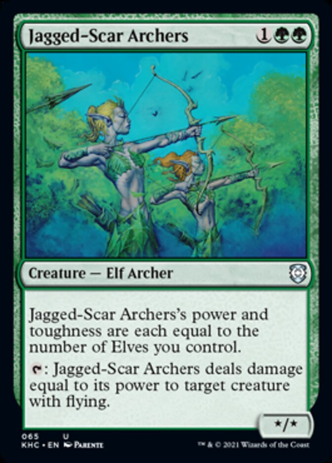 Jagged-Scar Archers [Kaldheim Commander] | Tabernacle Games