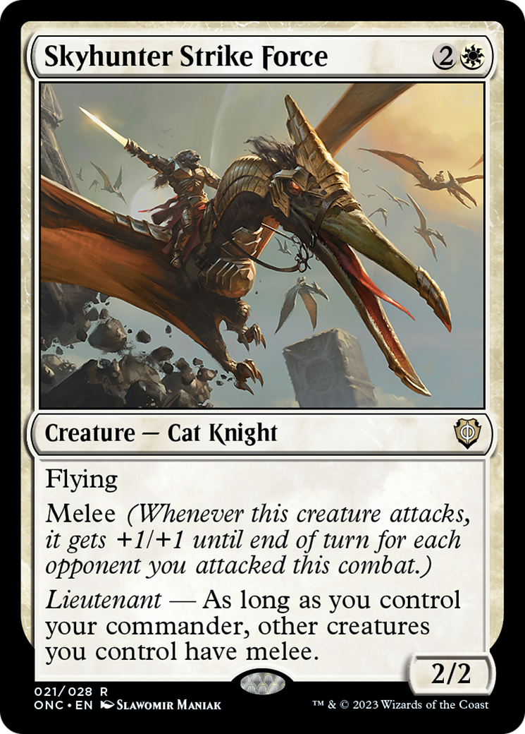 Skyhunter Strike Force [Phyrexia: All Will Be One Commander] | Tabernacle Games