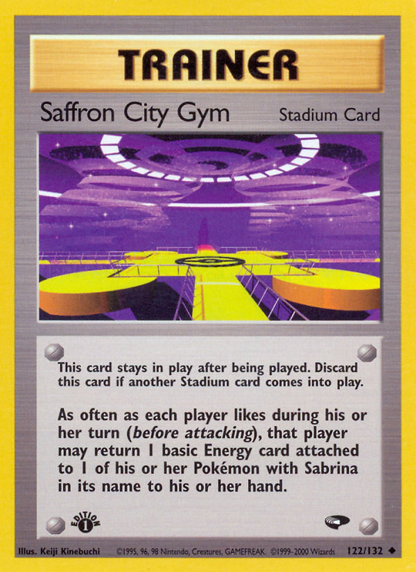 Saffron City Gym (122/132) [Gym Challenge 1st Edition] | Tabernacle Games