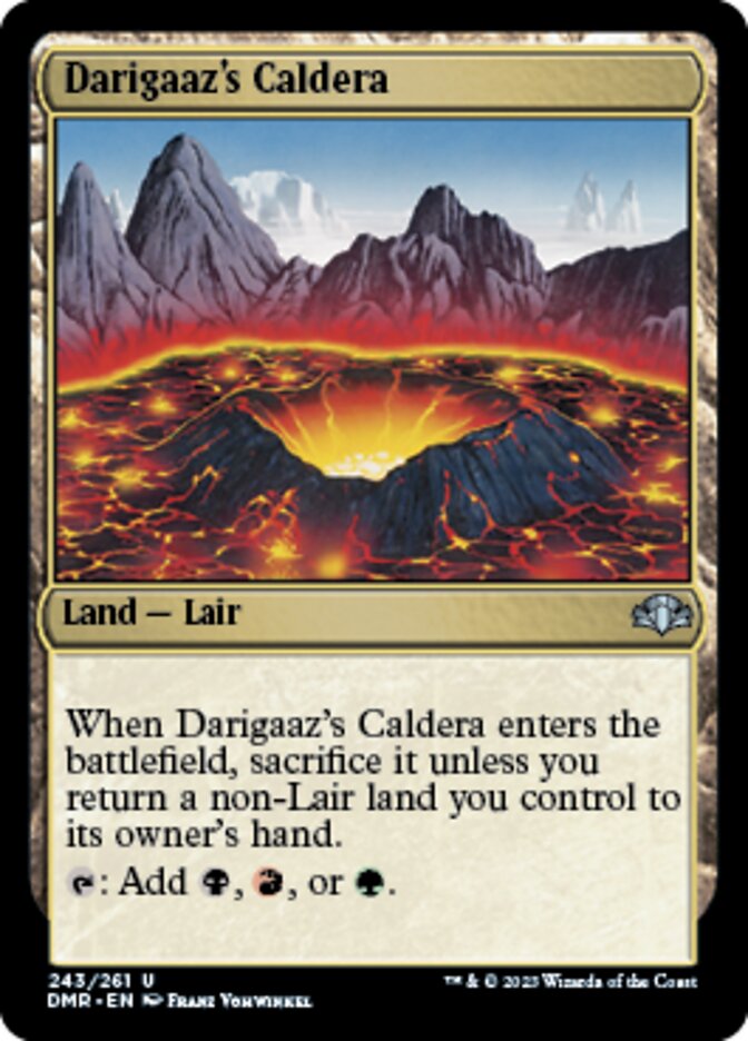 Darigaaz's Caldera [Dominaria Remastered] | Tabernacle Games