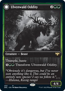 Ulvenwald Oddity // Ulvenwald Behemoth [Innistrad: Double Feature] | Tabernacle Games