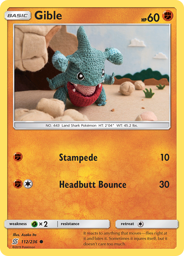 Gible (112/236) [Sun & Moon: Unified Minds] | Tabernacle Games