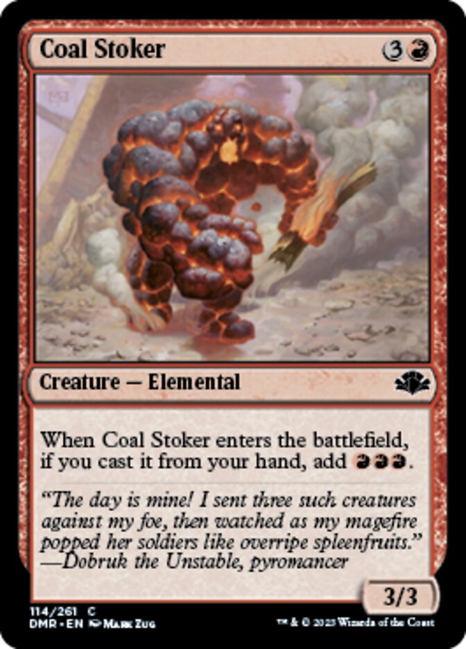 Coal Stoker [Dominaria Remastered] | Tabernacle Games