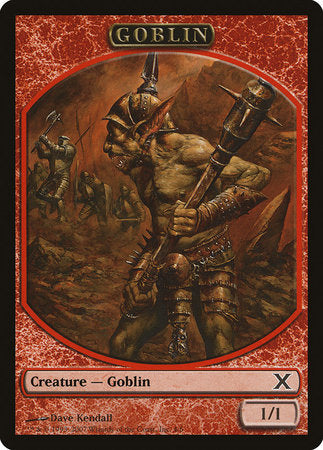 Goblin Token [Tenth Edition Tokens] | Tabernacle Games