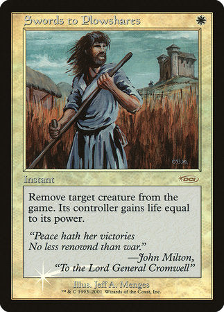Swords to Plowshares [Friday Night Magic 2001] | Tabernacle Games