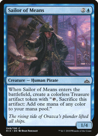 Sailor of Means [Rivals of Ixalan] | Tabernacle Games