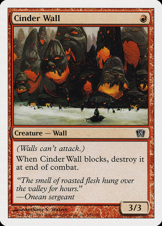 Cinder Wall [Eighth Edition] | Tabernacle Games