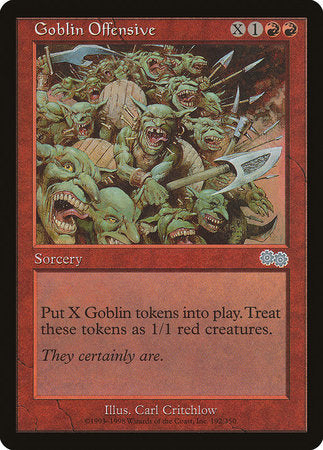 Goblin Offensive [Urza's Saga] | Tabernacle Games