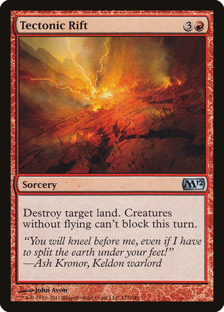 Tectonic Rift [Magic 2012] | Tabernacle Games
