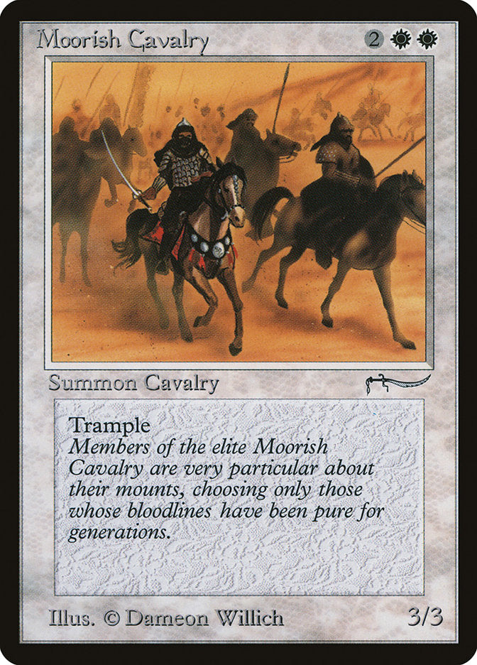 Moorish Cavalry (Dark Mana Cost) [Arabian Nights] | Tabernacle Games