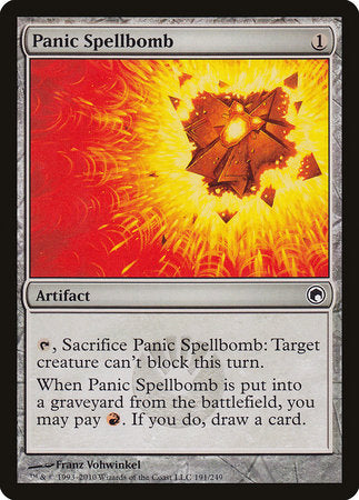 Panic Spellbomb [Scars of Mirrodin] | Tabernacle Games