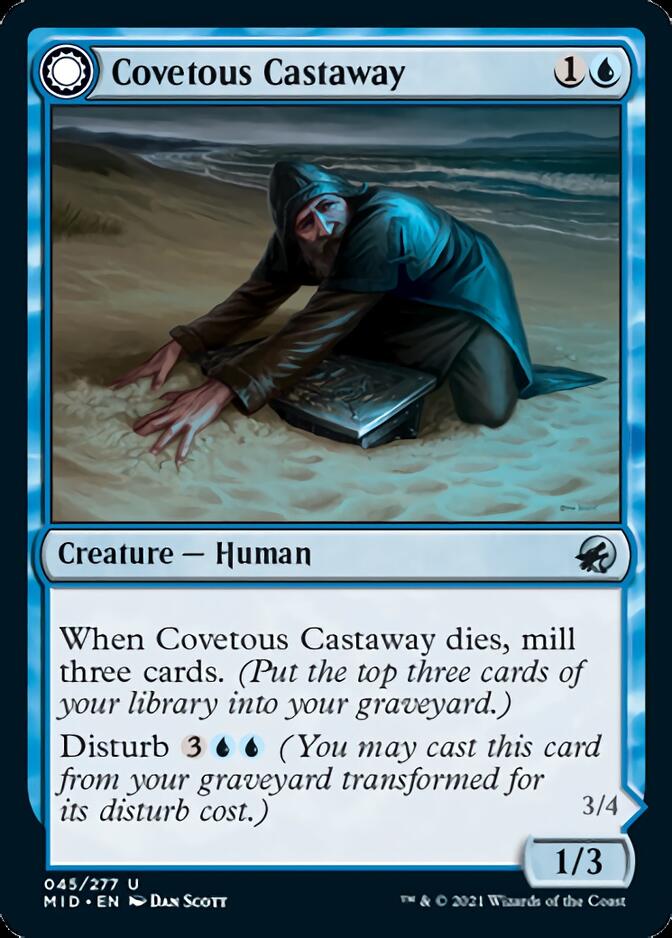 Covetous Castaway // Ghostly Castigator [Innistrad: Midnight Hunt] | Tabernacle Games