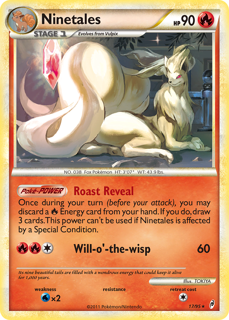 Ninetales (17/95) [HeartGold & SoulSilver: Call of Legends] | Tabernacle Games