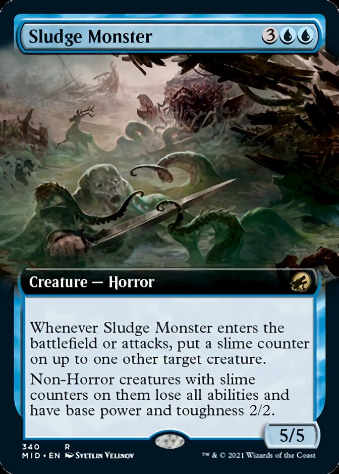 Sludge Monster (Extended) [Innistrad: Midnight Hunt] | Tabernacle Games