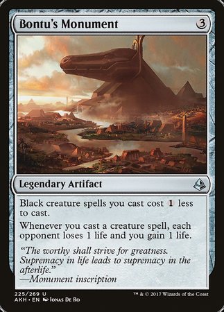 Bontu's Monument [Amonkhet] | Tabernacle Games