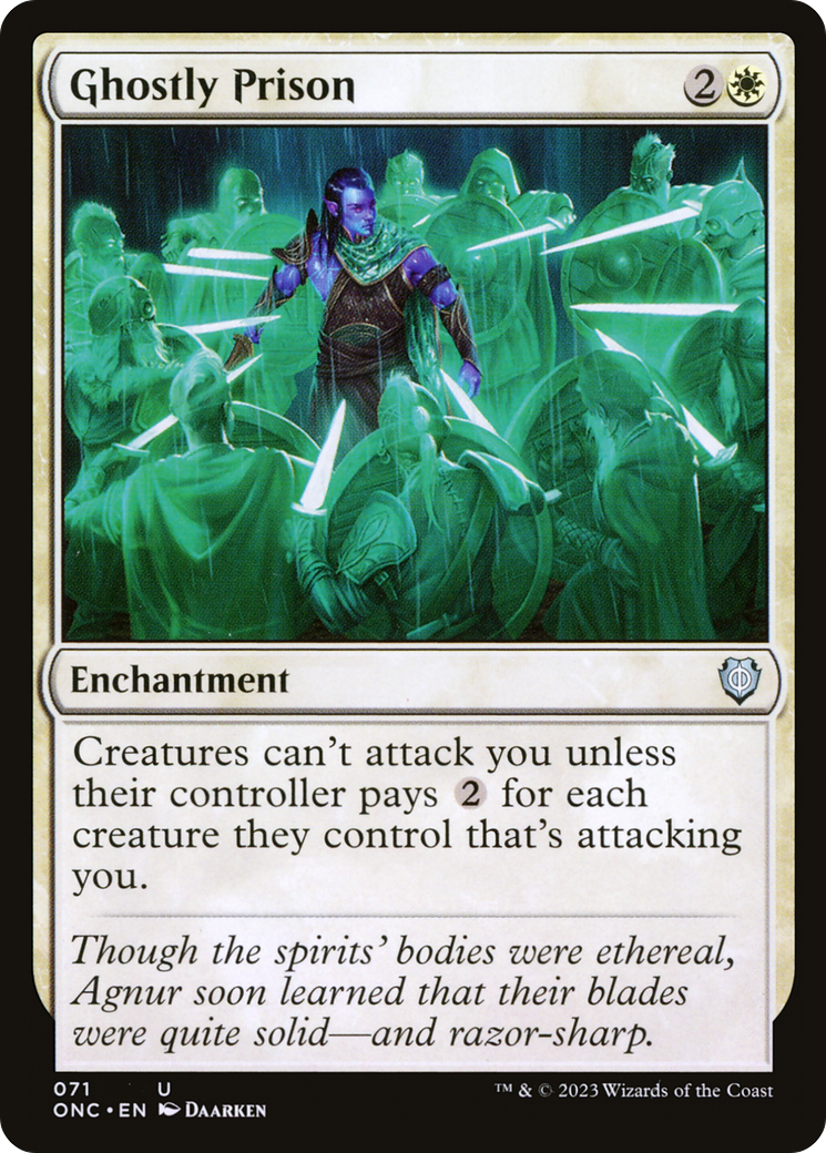 Ghostly Prison [Phyrexia: All Will Be One Commander] | Tabernacle Games