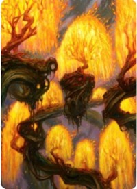 Grove of the Burnwillows Art Card [Zendikar Rising Art Series] | Tabernacle Games