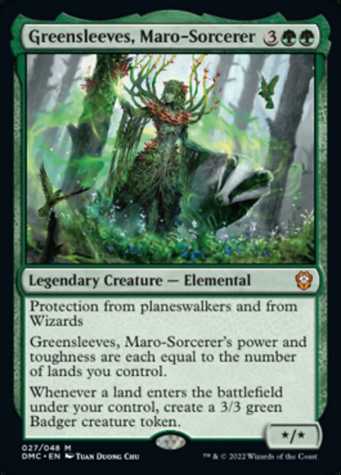 Greensleeves, Maro-Sorcerer [Dominaria United Commander] | Tabernacle Games