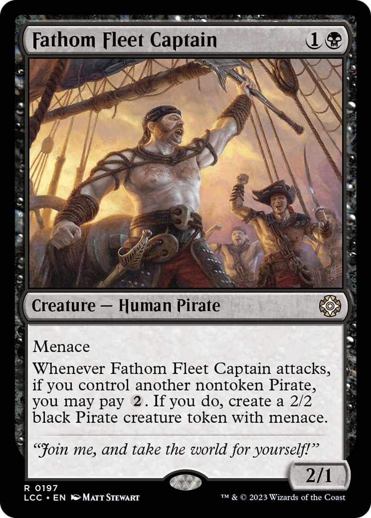 Fathom Fleet Captain [The Lost Caverns of Ixalan Commander] | Tabernacle Games
