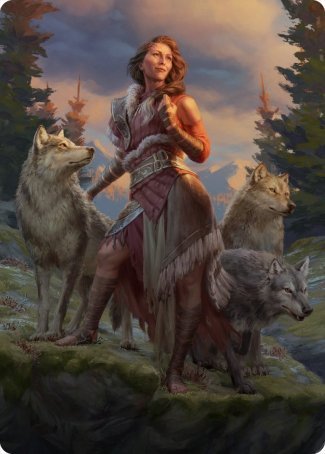 Arlinn, the Pack's Hope 1 Art Card [Innistrad: Midnight Hunt Art Series] | Tabernacle Games