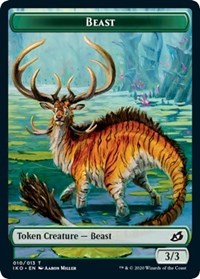 Beast (010) // Hydra Double-sided Token [Commander 2020 Tokens] | Tabernacle Games