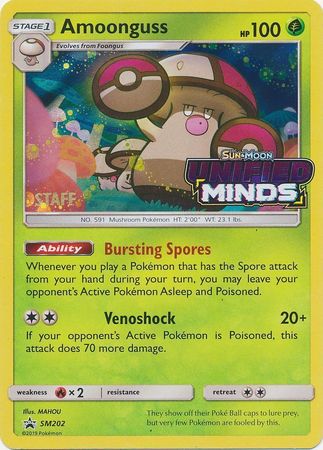 Amoonguss (SM202) (Staff Prerelease Promo) [Sun & Moon: Black Star Promos] | Tabernacle Games