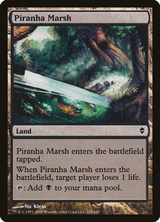 Piranha Marsh [Zendikar] | Tabernacle Games