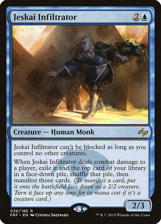 Jeskai Infiltrator [Fate Reforged] | Tabernacle Games
