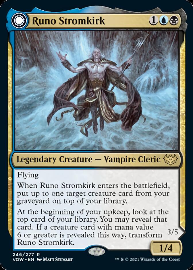 Runo Stromkirk // Krothuss, Lord of the Deep [Innistrad: Crimson Vow] | Tabernacle Games