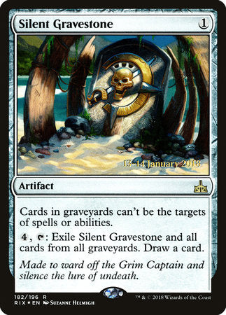 Silent Gravestone [Rivals of Ixalan Promos] | Tabernacle Games